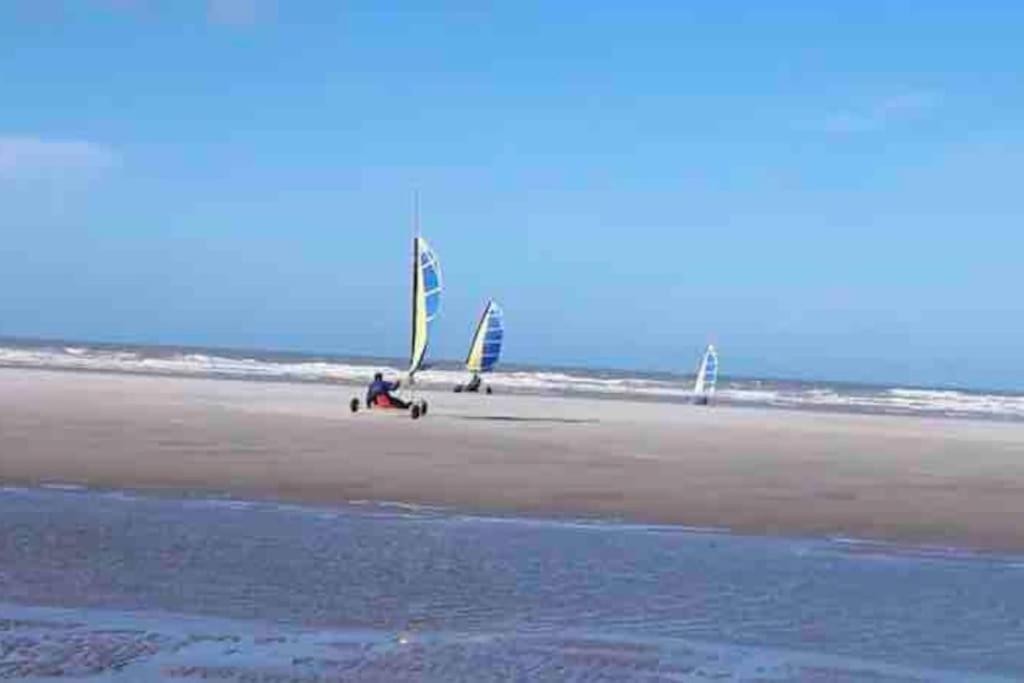 Studio Entre Mer Et Dunes Avec Balcon Vue Laterale Mer 50M Plage Pour 3 Pers Wifi Menage Compris 福尔马翁普拉日 外观 照片