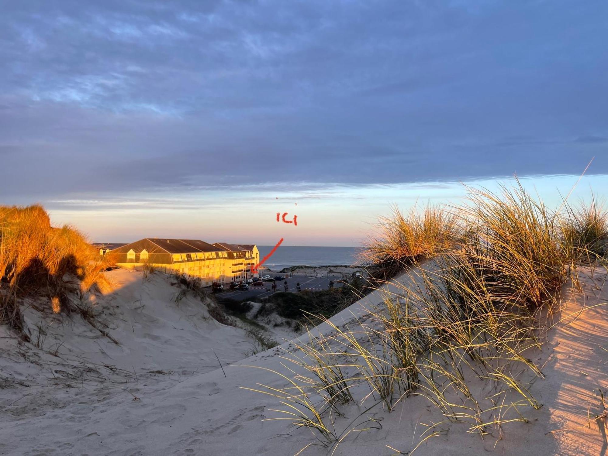 Studio Entre Mer Et Dunes Avec Balcon Vue Laterale Mer 50M Plage Pour 3 Pers Wifi Menage Compris 福尔马翁普拉日 外观 照片
